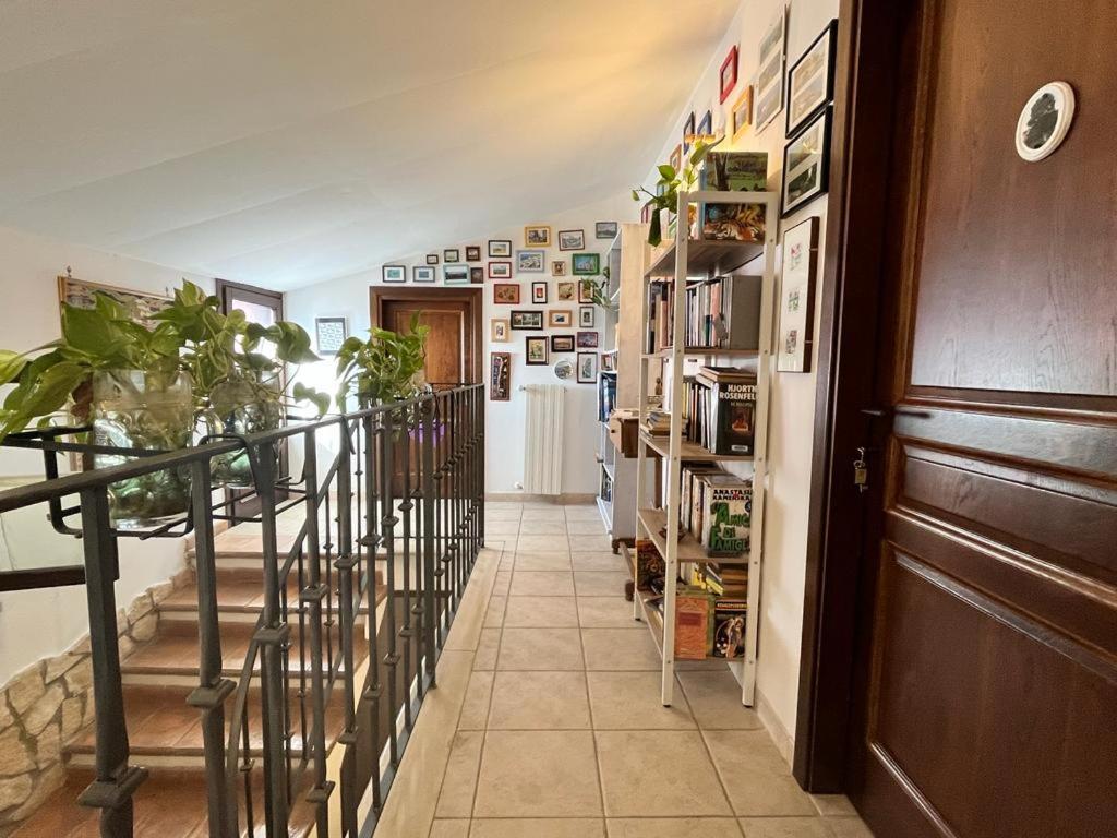 Knihovna v bed and breakfast
