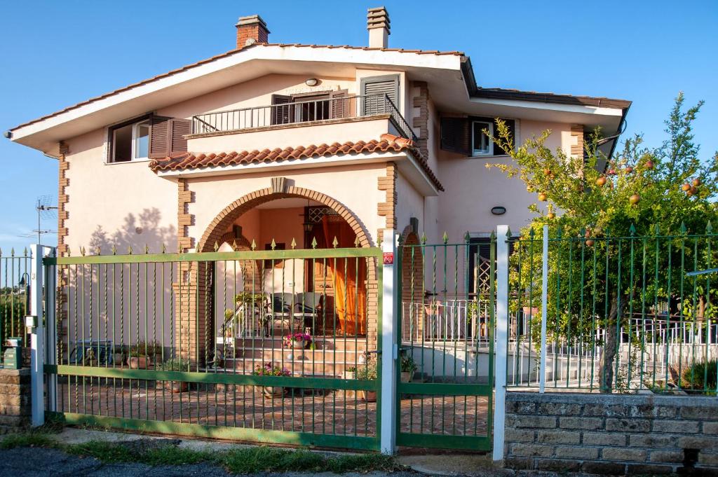 Budova, kde se bed and breakfast nachází