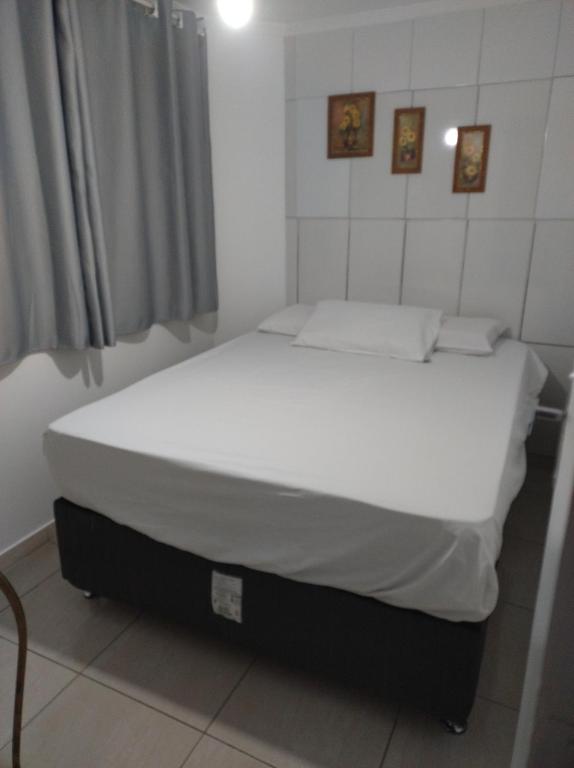 Postel nebo postele na pokoji v ubytování Apartamento palhoça mobiliado