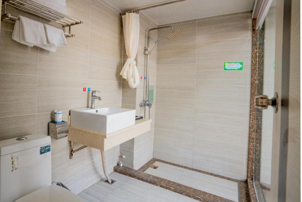 Koupelna v ubytování Juli Boutique Hotel