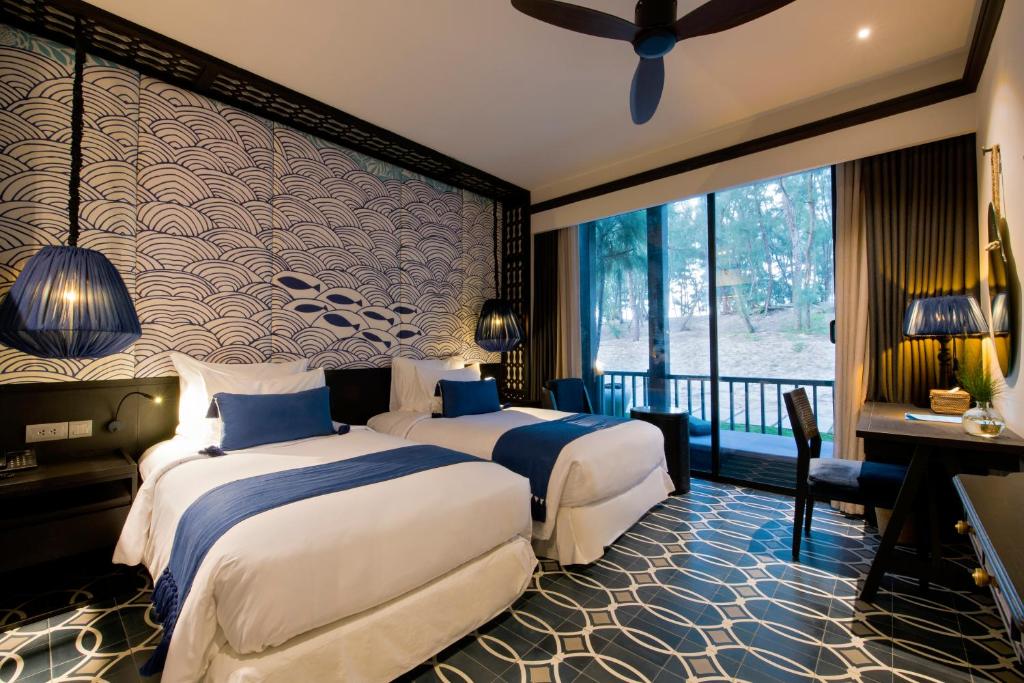 Phòng Deluxe Giường Đôi/2 Giường Đơn Nhìn Ra Vườn