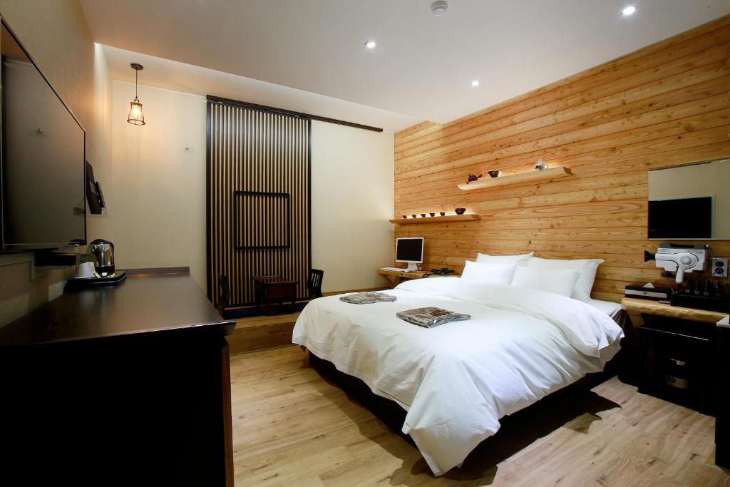 Postel nebo postele na pokoji v ubytování W Hotel
