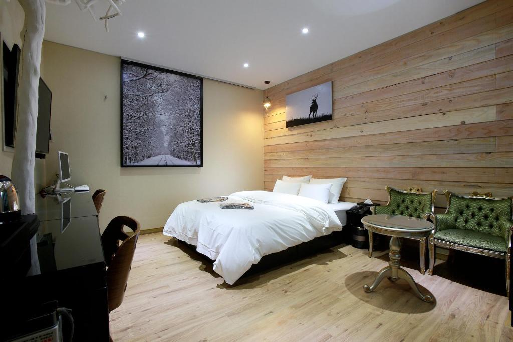 Postel nebo postele na pokoji v ubytování W Hotel