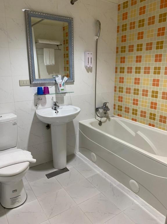 Koupelna v ubytování Ximen Hotel B
