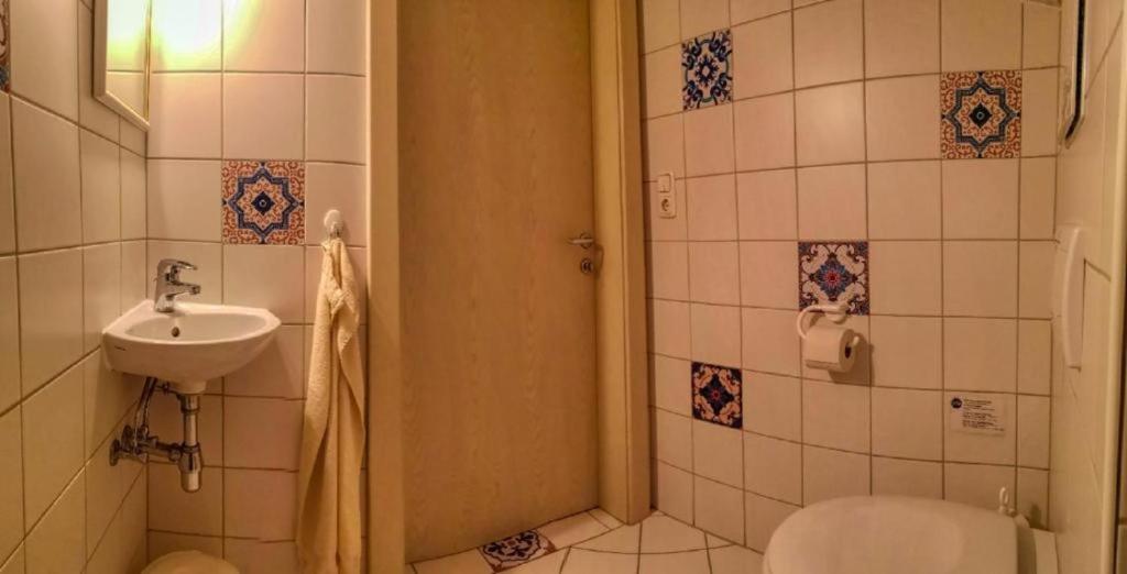Koupelna v ubytování Haus Gerda