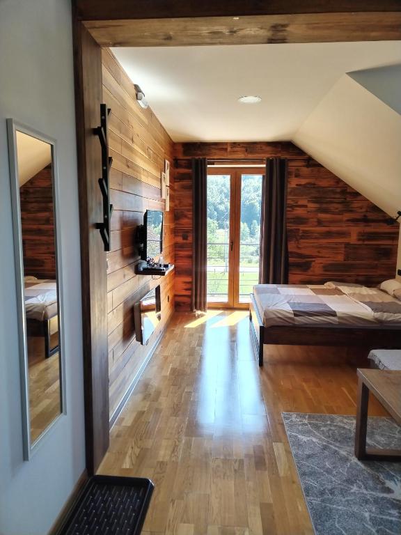 Postel nebo postele na pokoji v ubytování Apartment 112