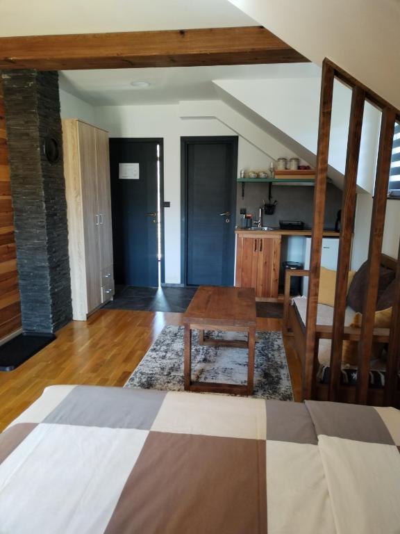 Postel nebo postele na pokoji v ubytování Apartment 112