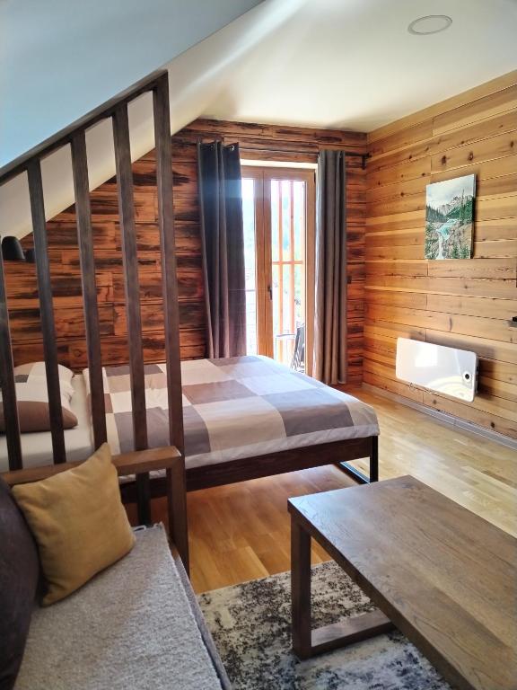 Postel nebo postele na pokoji v ubytování Apartment 112