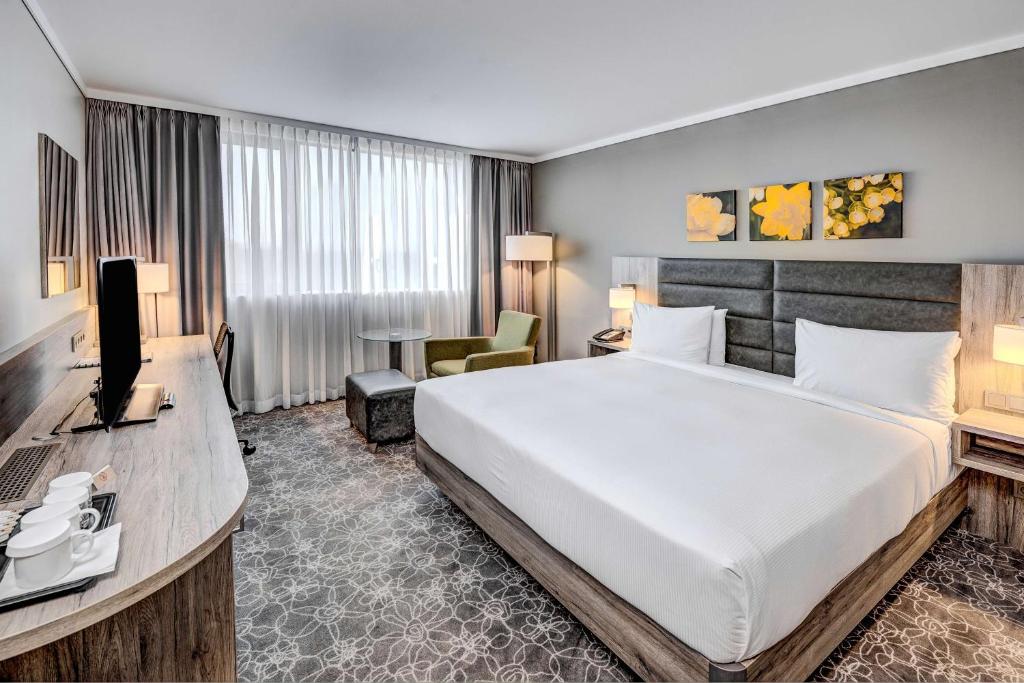 Posteľ alebo postele v izbe v ubytovaní Hilton Garden Inn Wiener Neustadt