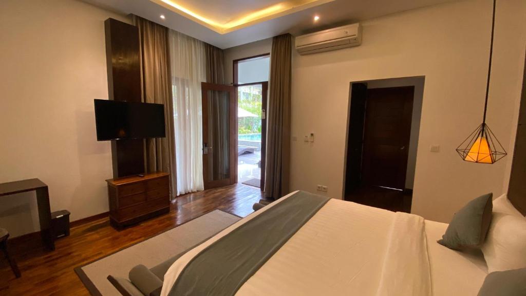 djabu Canggu Beach Villa - Habitación Doble Estándar Con Vista A La Piscina