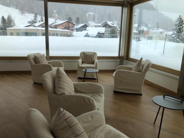 Posezení v ubytování Hotel Schweizerhof Pontresina