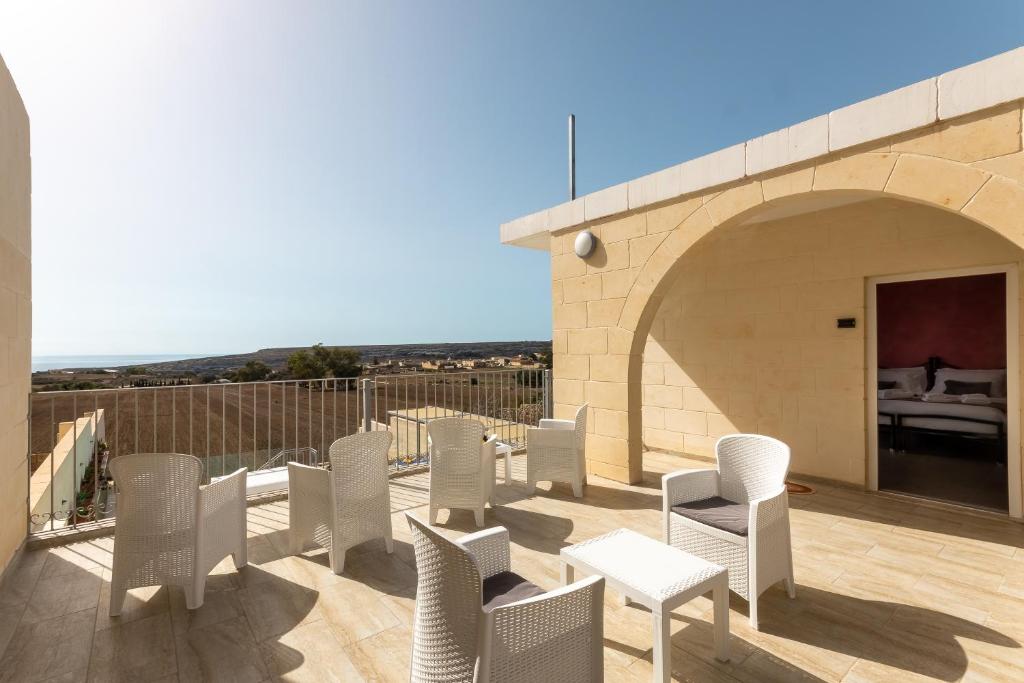 Balkón nebo terasa v ubytování Ta'Battista B&B - Gozo