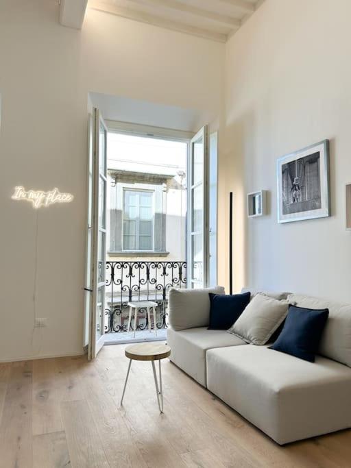 Posezení v ubytování Civico 21 living - Tuscan loft