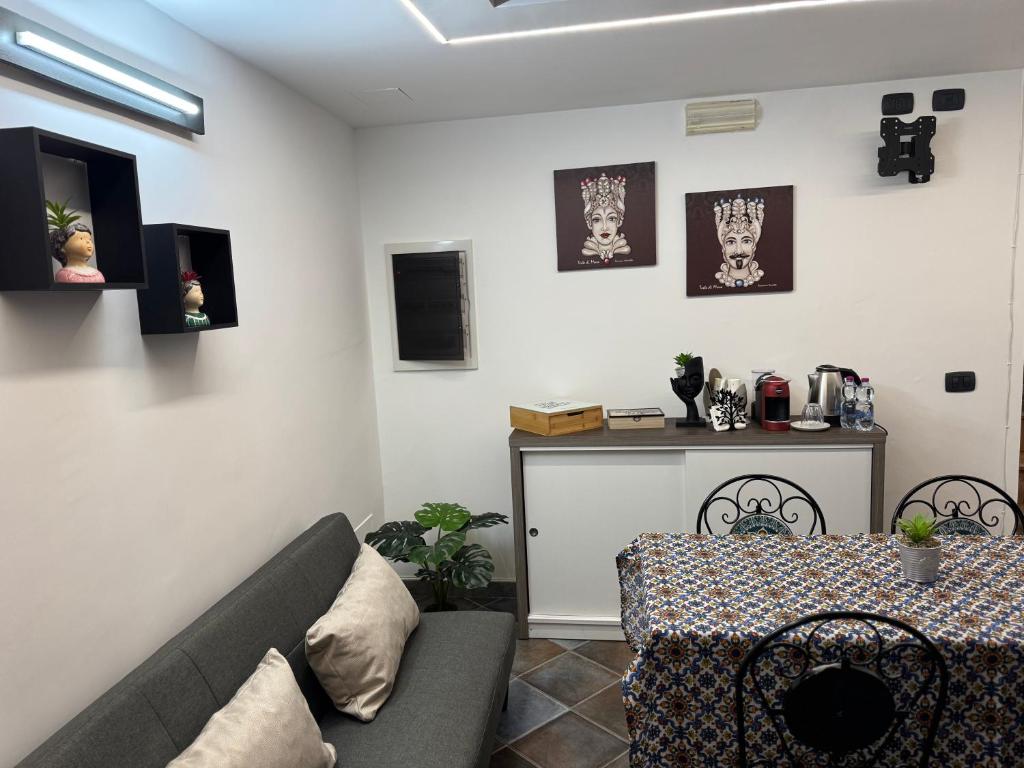 Kuchyň nebo kuchyňský kout v ubytování Le Scalette del centro