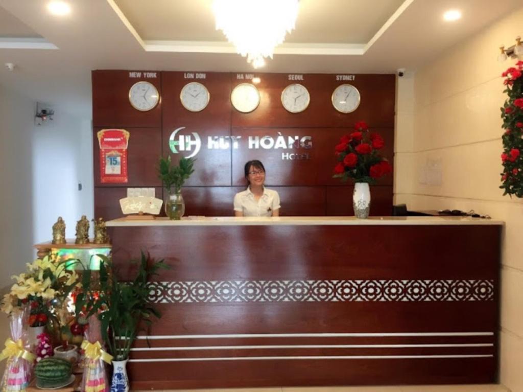 Vstupní hala nebo recepce v ubytování Huy Hoàng Hotel Đà Nẵng