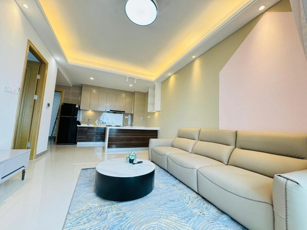 Kuchyň nebo kuchyňský kout v ubytování R&F Princess Cove View Residences by WSD