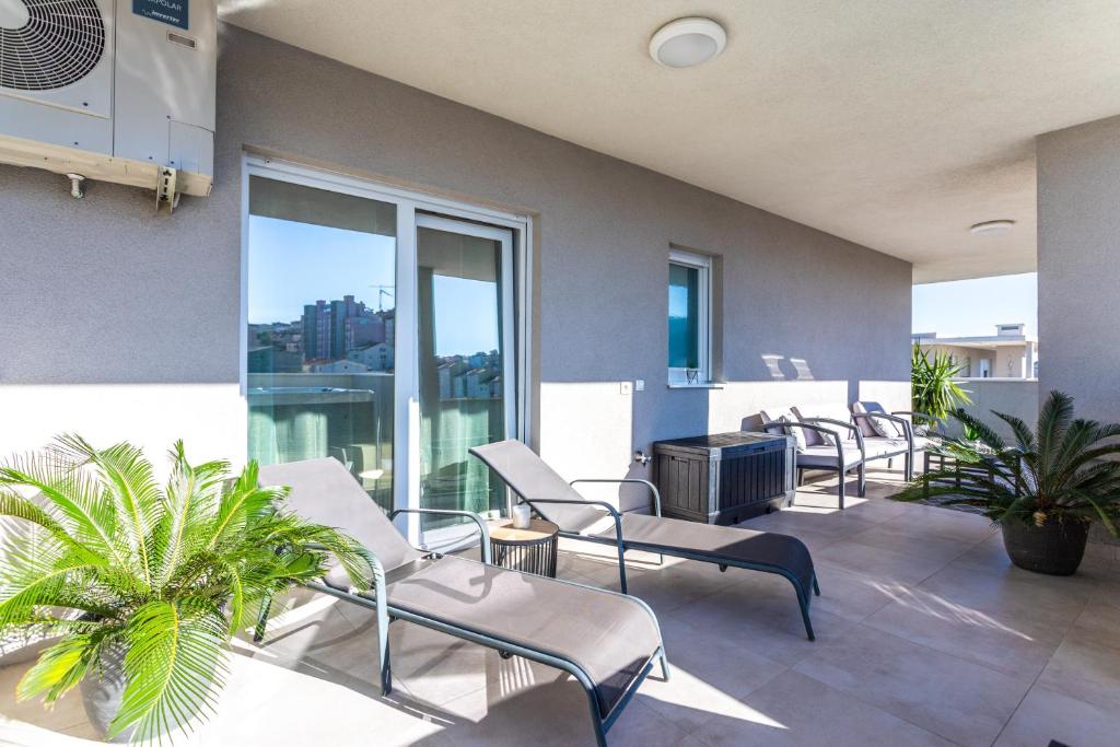 Fotografia z galérie ubytovania Luxury modern penthouse w jacuzzi & huge terrace v Splite