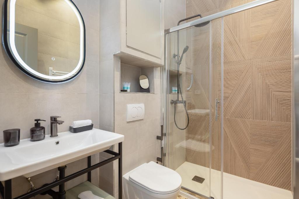 Koupelna v ubytování PIAC Luxury Suites