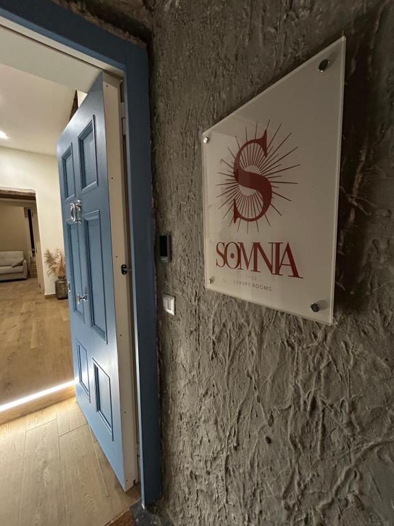 Certifikát, hodnocení, plakát nebo jiný dokument vystavený v ubytování Somnia Luxury Rooms