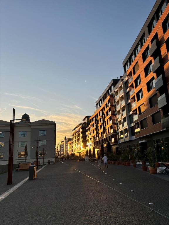 Bygningen som lejligheden ligger i