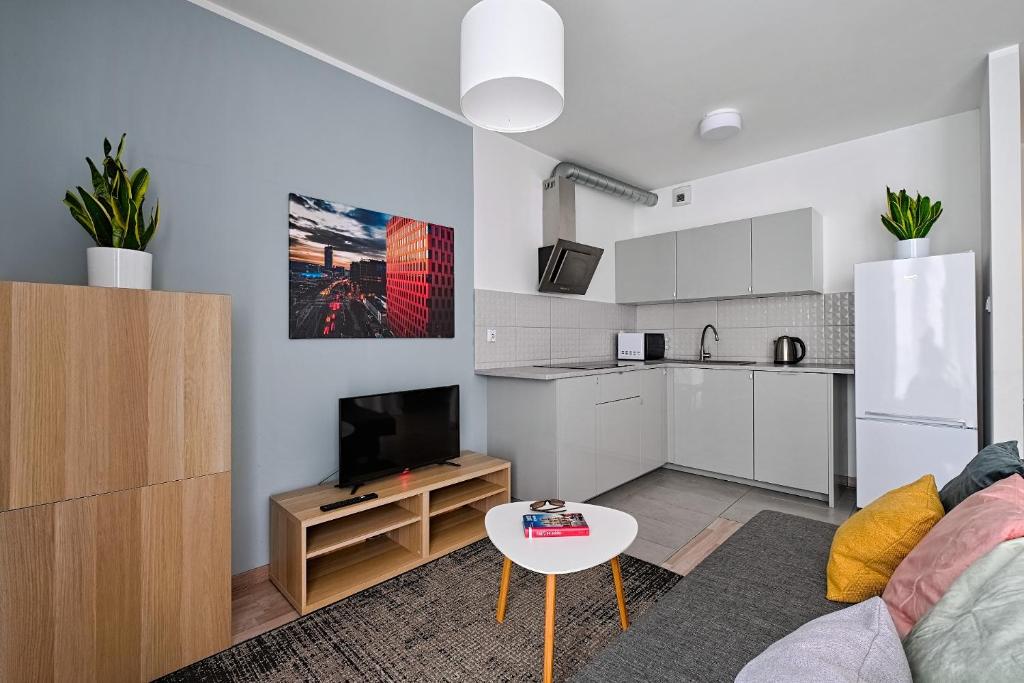 Kuchyňa alebo kuchynka v ubytovaní Golden Apartments/Op32
