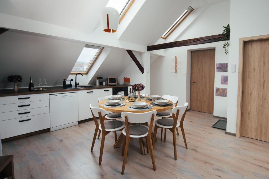 Nhà bếp/bếp nhỏ tại H30 Apartman Classic