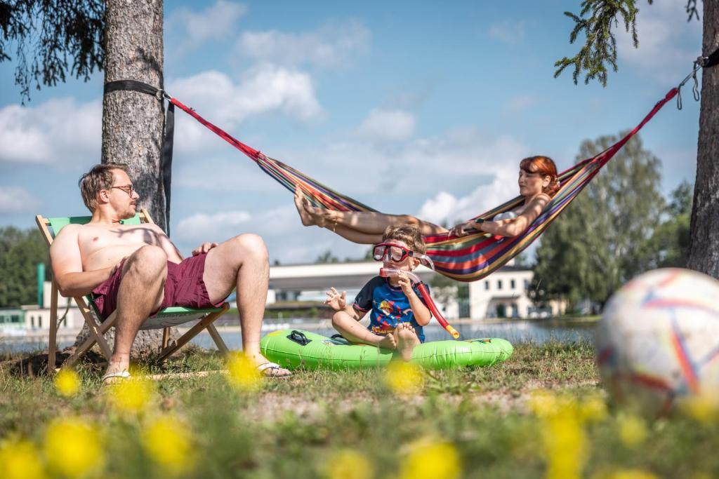 Hosté ubytování Trixi Park Zittauer Gebirge - Ferienhäuser, Hotel und Camping