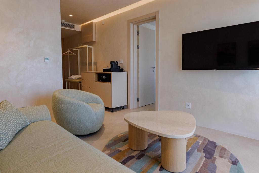 Kuchyň nebo kuchyňský kout v ubytování Hotel HOGO