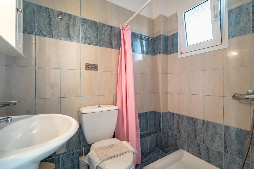 Koupelna v ubytování Helena Inn