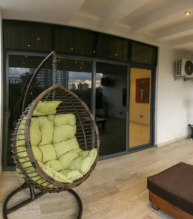 Posezení v ubytování George Residence Cooper Road, Ikoyi