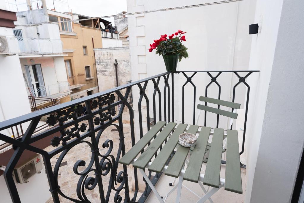 Balkón nebo terasa v ubytování B & B Carol's