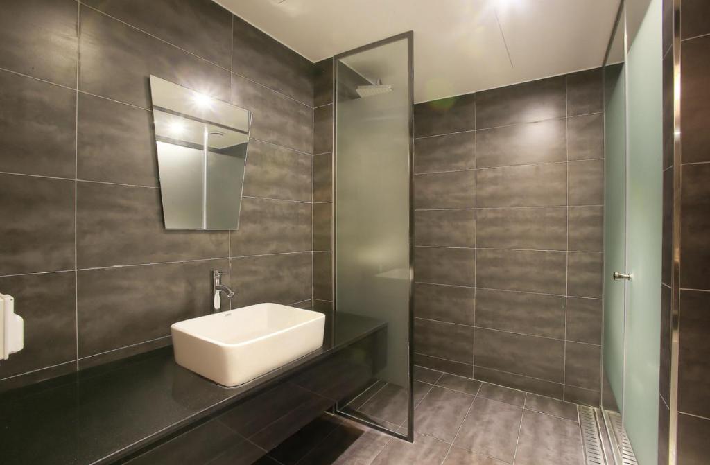 Koupelna v ubytování Zenith Hotel Bupyeong