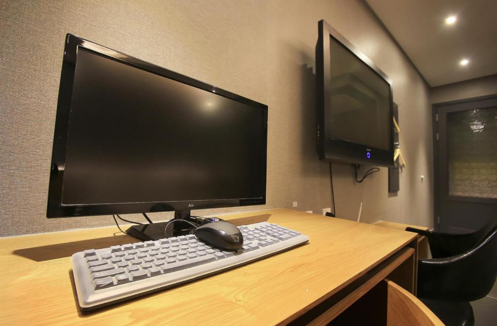 TV a/nebo společenská místnost v ubytování Zenith Hotel Bupyeong