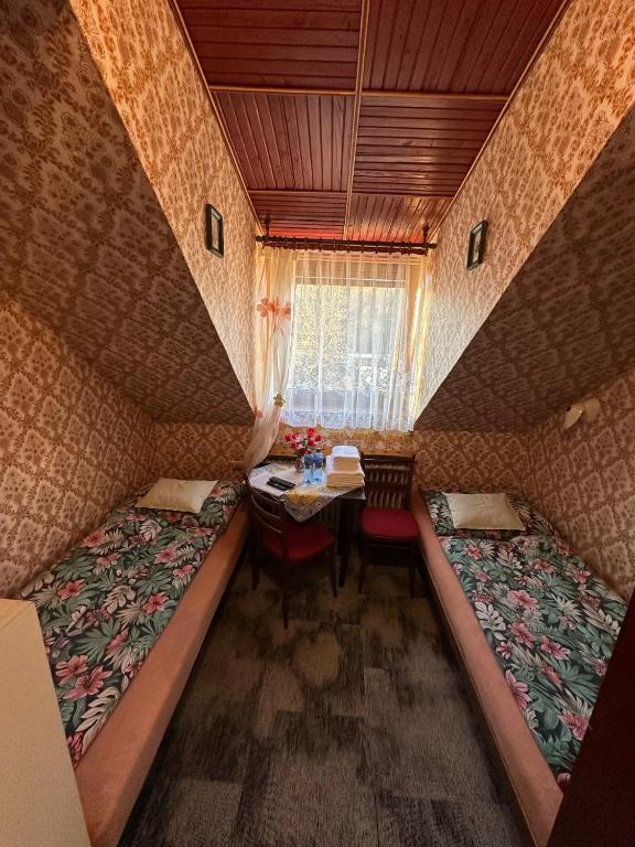 Postel nebo postele na pokoji v ubytování Privát Mulík