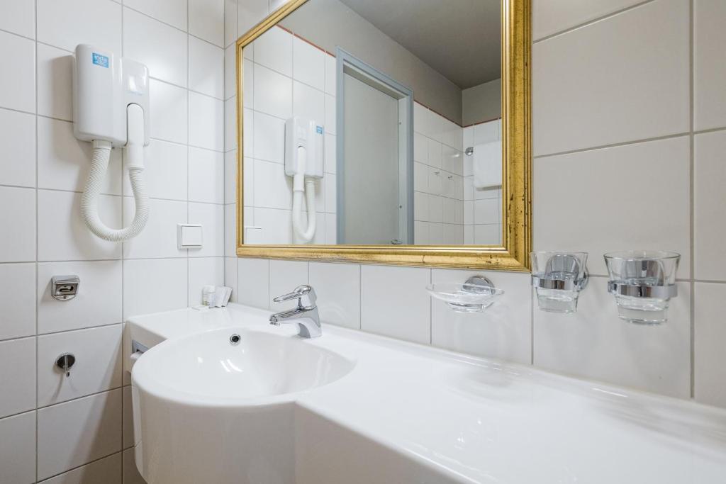 Koupelna v ubytování Grand Hotel Viljandi