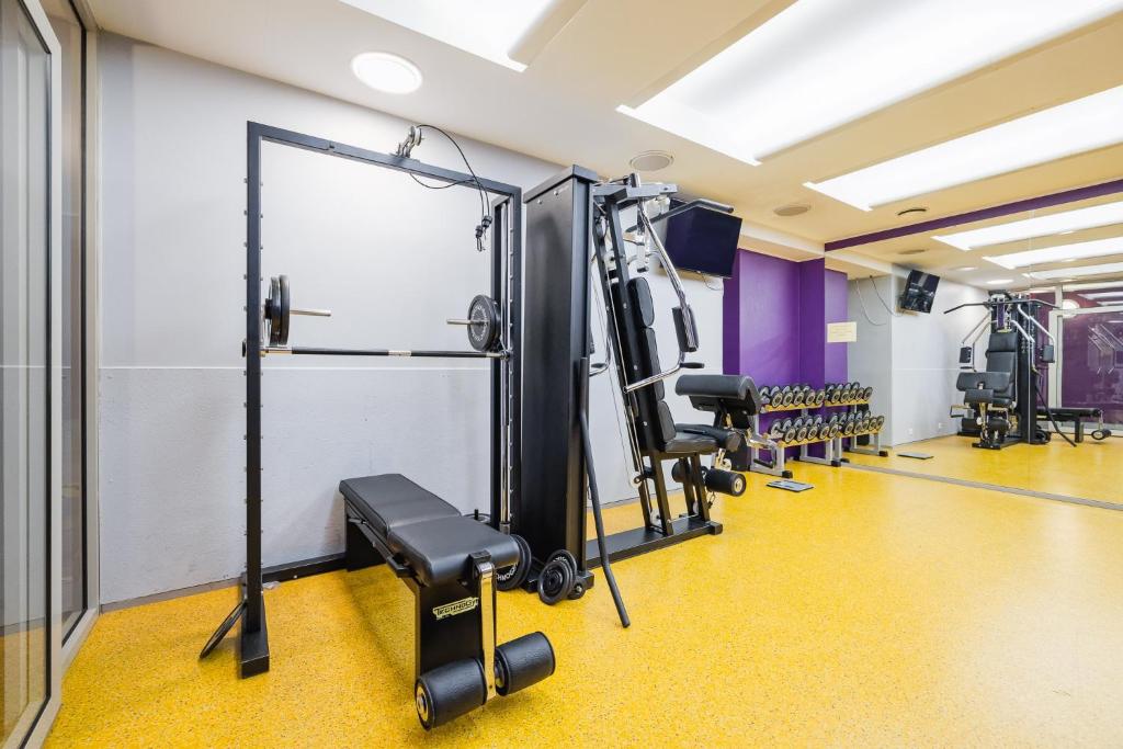 Fitness centrum a/nebo fitness zařízení v ubytování Grand Hotel Viljandi