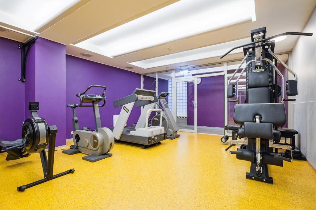 Fitness centrum a/nebo fitness zařízení v ubytování Grand Hotel Viljandi
