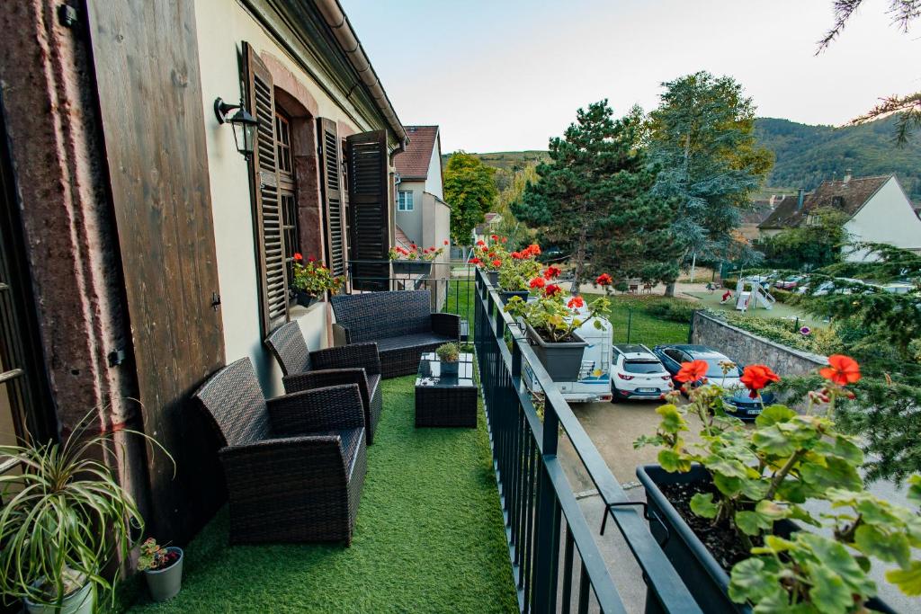 La Cure grand appartement familial 3 chambres avec terrasse et parking à 10 minutes de Colmar – photo 11