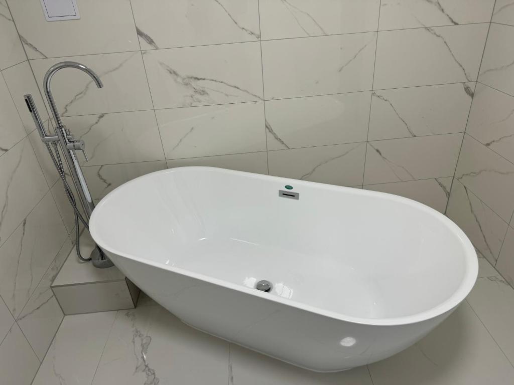 Koupelna v ubytování Hotel Sebastian u Hoffera