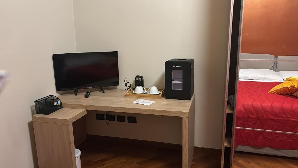 Postel nebo postele na pokoji v ubytování Milano Sud