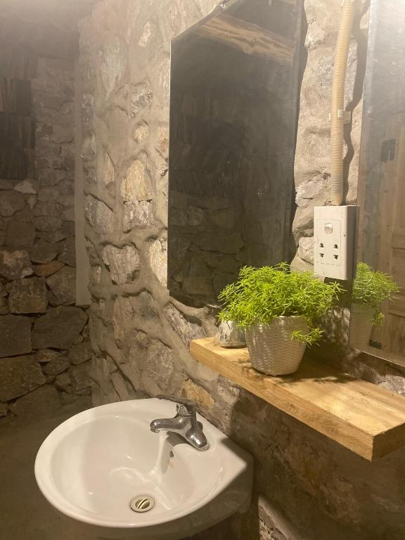 Koupelna v ubytování Le Petit Home