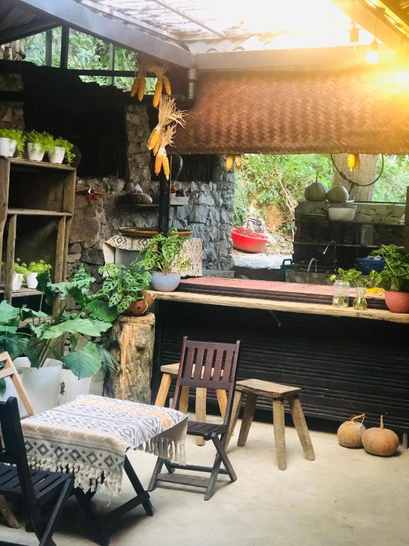Zahrada ubytování Le Petit Home