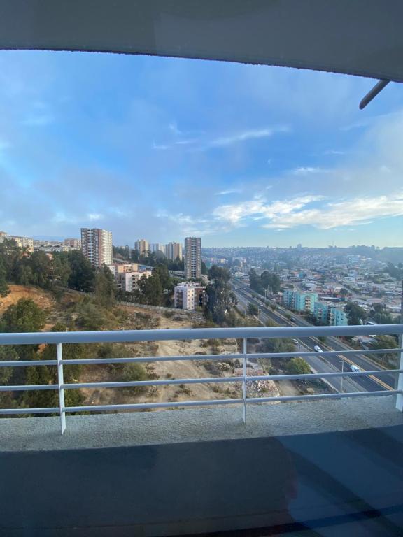 Γενική άποψη της πόλης Βίνα Ντελ Μαρ ή θέα της πόλης από  αυτό το διαμέρισμα