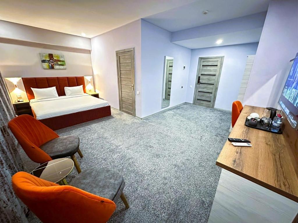 Postel nebo postele na pokoji v ubytování Amazon Hotel - Free Massage
