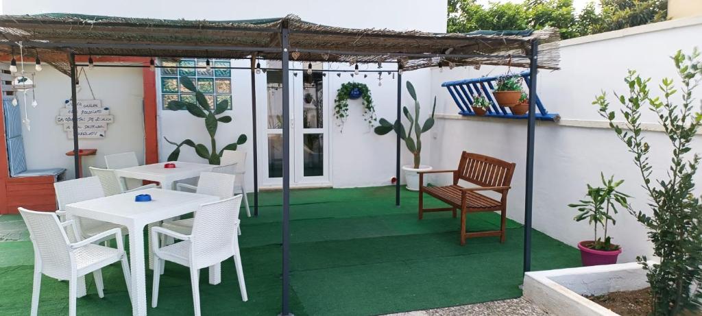 Zahrada ubytování B&B il MENHIR
