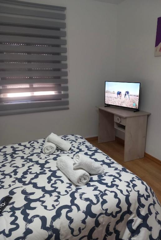TV a/nebo společenská místnost v ubytování Casa Ubedí en pleno casco histórico