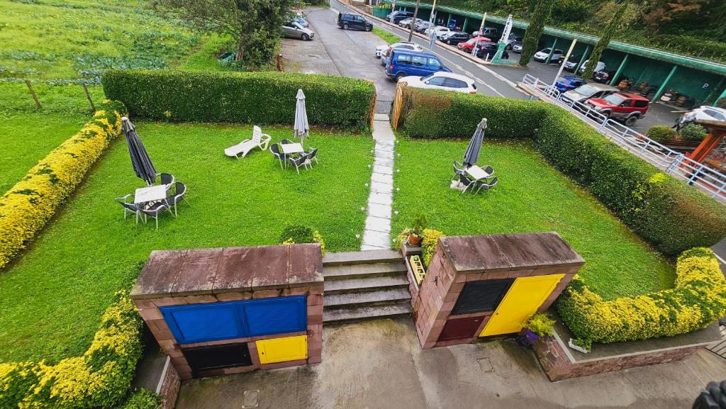 Zahrada ubytování Pension Paloma - Oiartzun