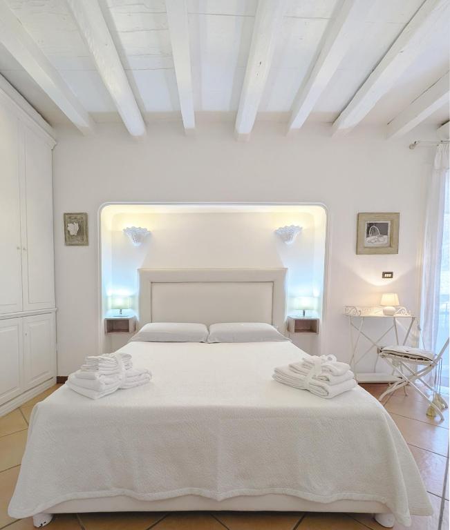 A bed or beds in a room at Setes - Appartamento in centro