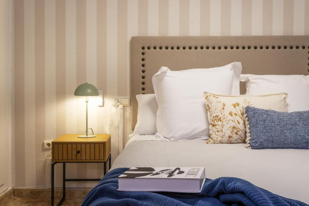 Posteľ alebo postele v izbe v ubytovaní Apartamento Pink Medsea