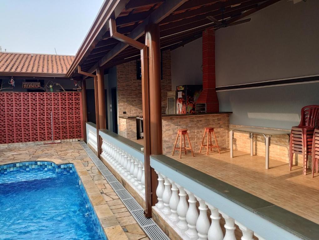 Πισίνα στο ή κοντά στο Casa com piscina